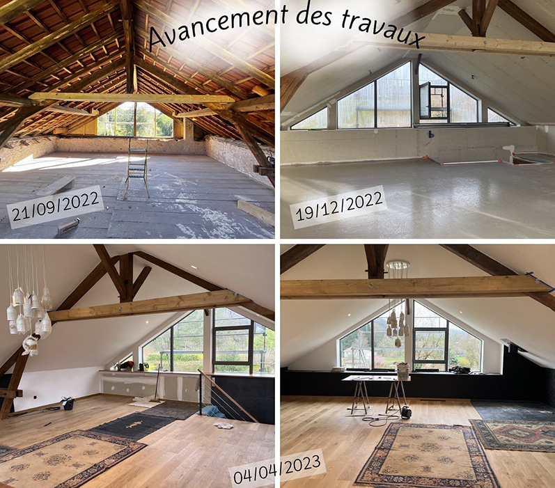 travaux avancement