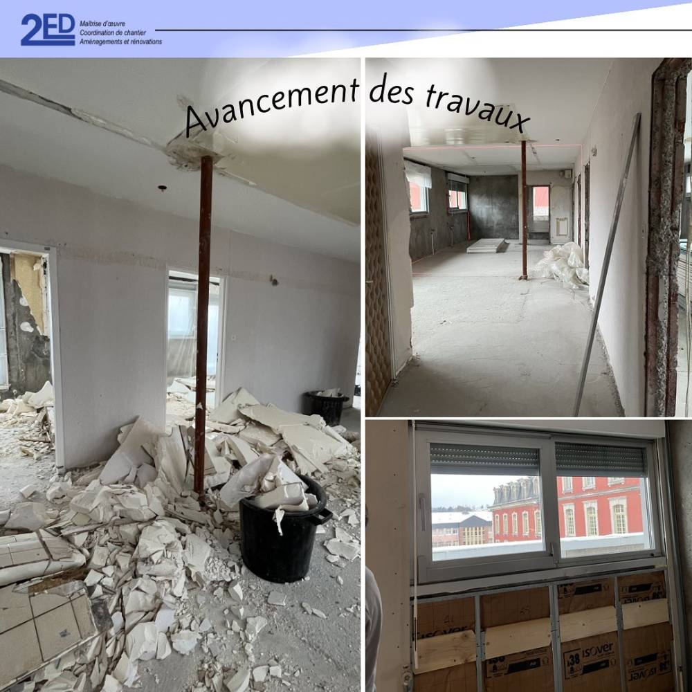 avancement travaux