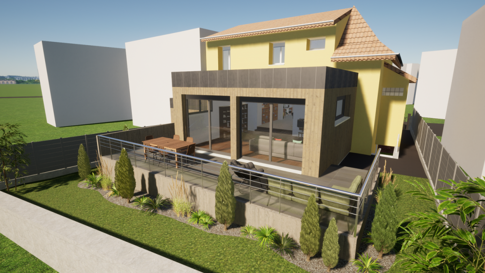 maison de haut